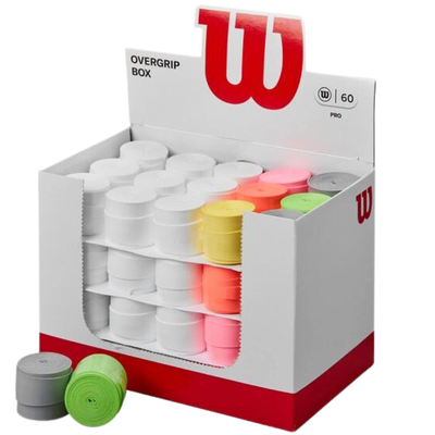 Wilson Pro Overgrip 60 Pack Box Assorted Colours