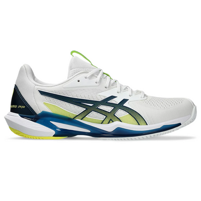 Asics Solution Speed FF 3 Men Tennis Shoes - White/Mako Blue