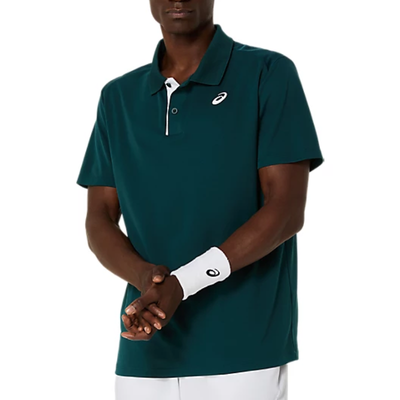 Asics Court Polo Mens Top - Saxon Green