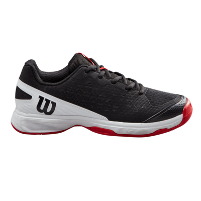Wilson Rush Junior L Tennis Shoes - Black/White/Red
