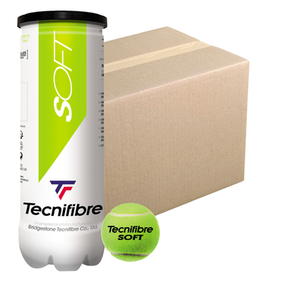 Tecnifibre Tennis Balls Soft Green - 3 Ball Carton