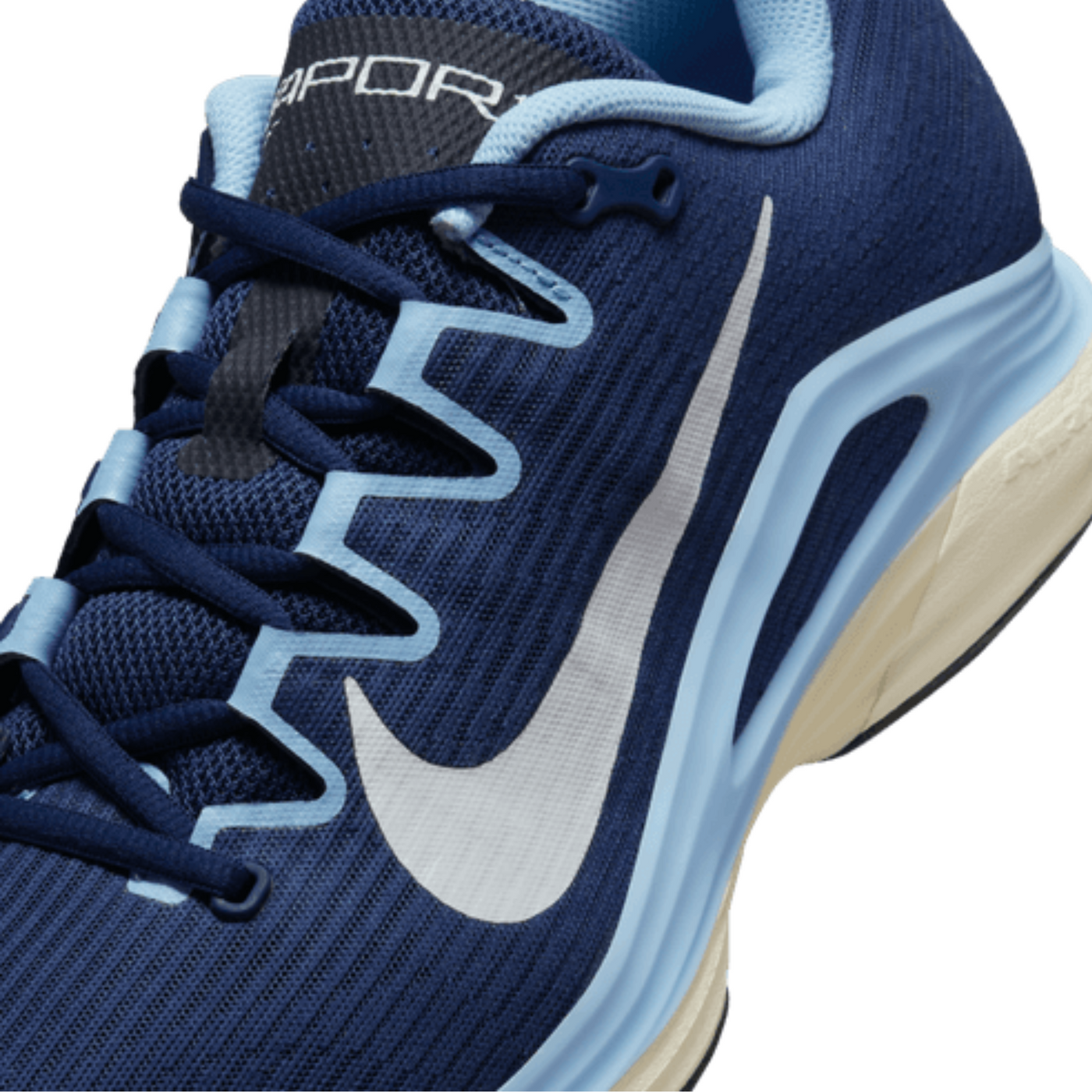 Nike Vapor 12 Mens Hard Court Tennis Shoes - Midnight Navy/White Psychic Blue/Black