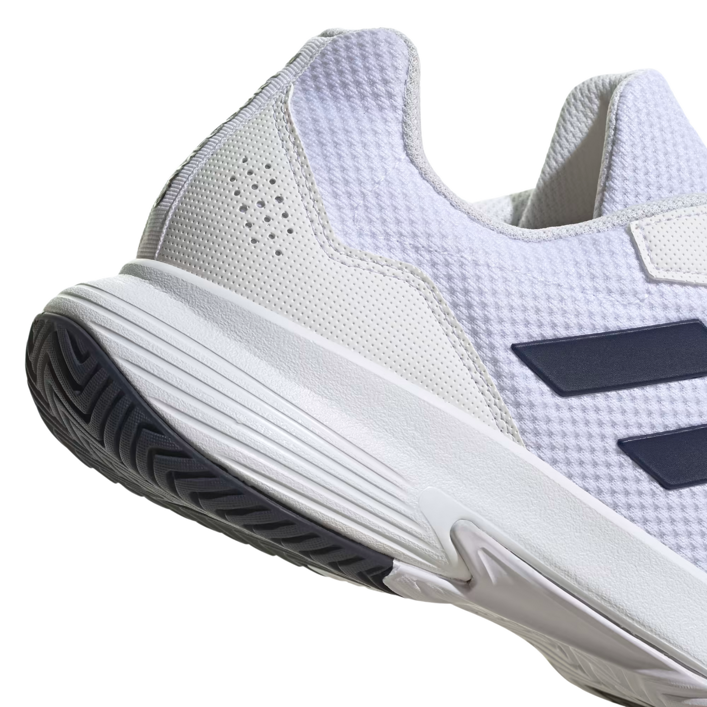 Adidas Game Court 2.0 Mens Tennis Shoes - Cloud White / Team Navy Blue 2 / Cloud White