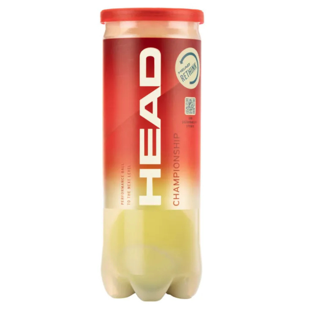 Head Championship Tennis Balls 3 Ball Can