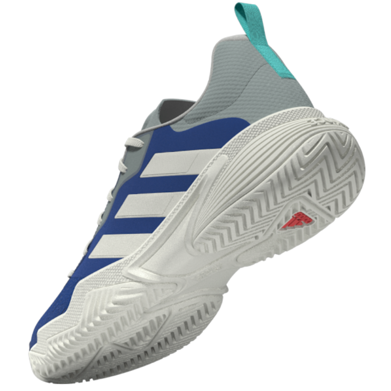 Adidas Barricade Mens Tennis Shoes - Team Royal Blue / Off White / Bright Red
