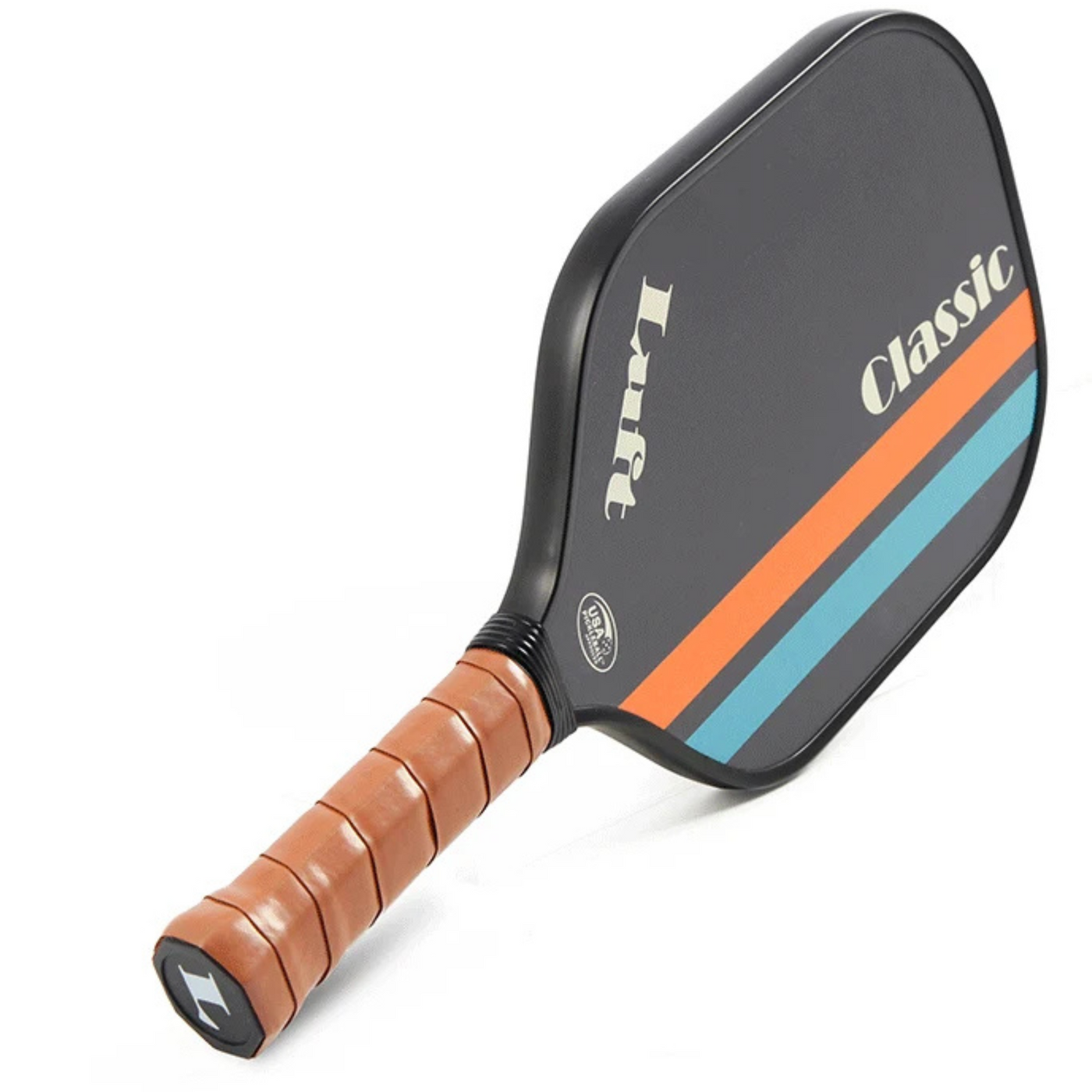 Luft Classic Pickleball Paddle - Charcoal/Orange/Green/Cream