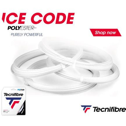 Tecnifibre Ice Code 1.30 200m String Reel - White