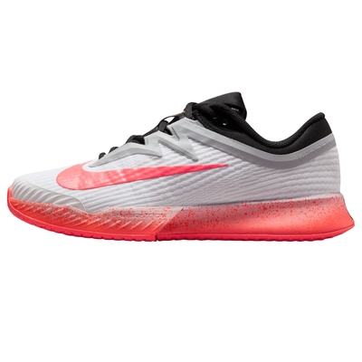 Nike Vapor Pro 3 Hard Court Womens Tennis Shoes - White/Hot Lava-Wolf Grey