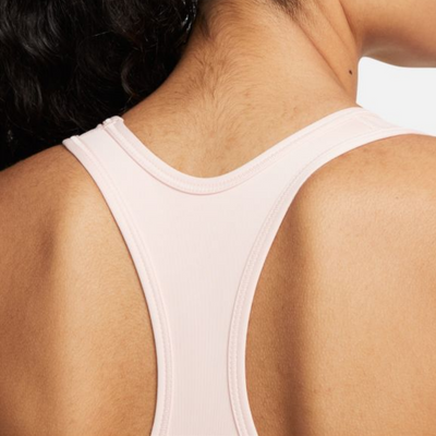 Nike Dri-FIT Swoosh Women Medium-Support Graphic Sports Bra - Atmosphere/White/Madder Root