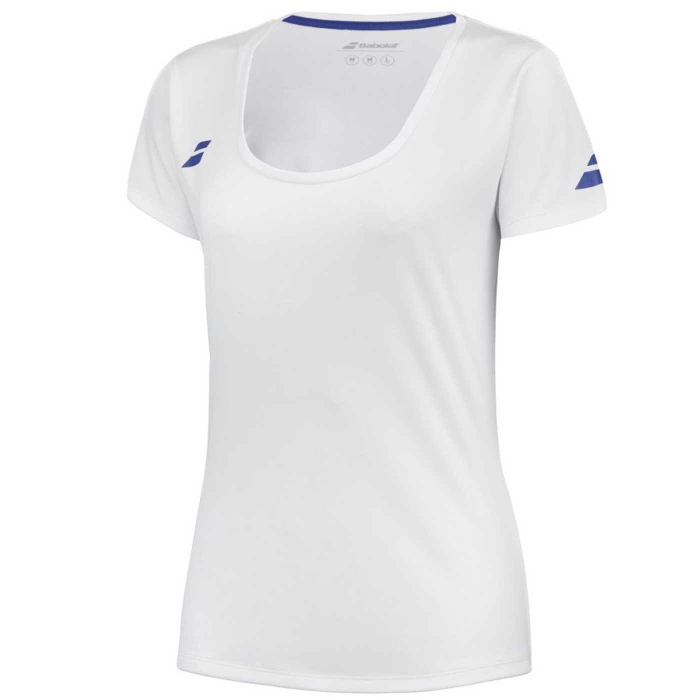 Babolat Play Cap Sleeve Girl Top 1000 - White/White