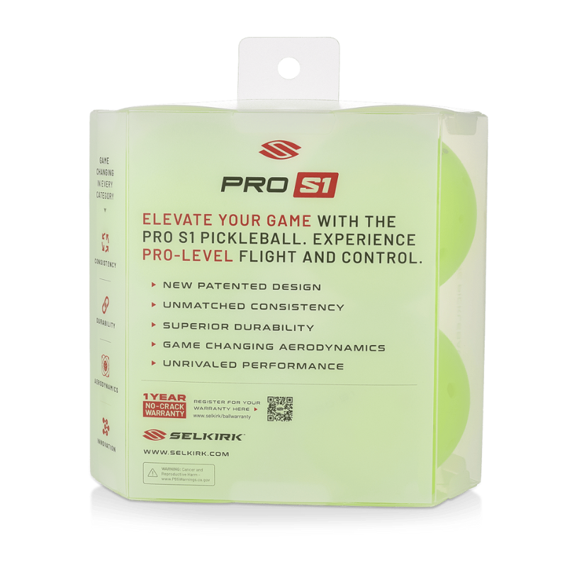 Selkirk Pro S1 Pickleball Ball - 4 Pack