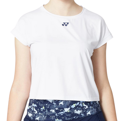 Yonex 2022 AO Tennis Womens Crew Neck Shirt - White