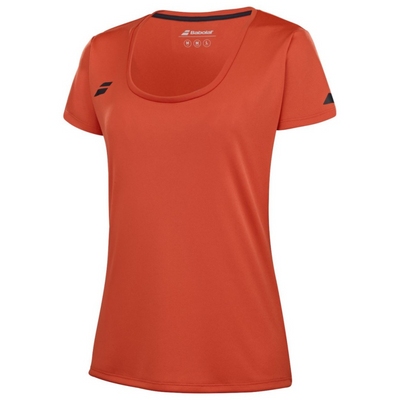 Babolat Play Cap Sleeve Girl Top 5061 - Fiesta Red