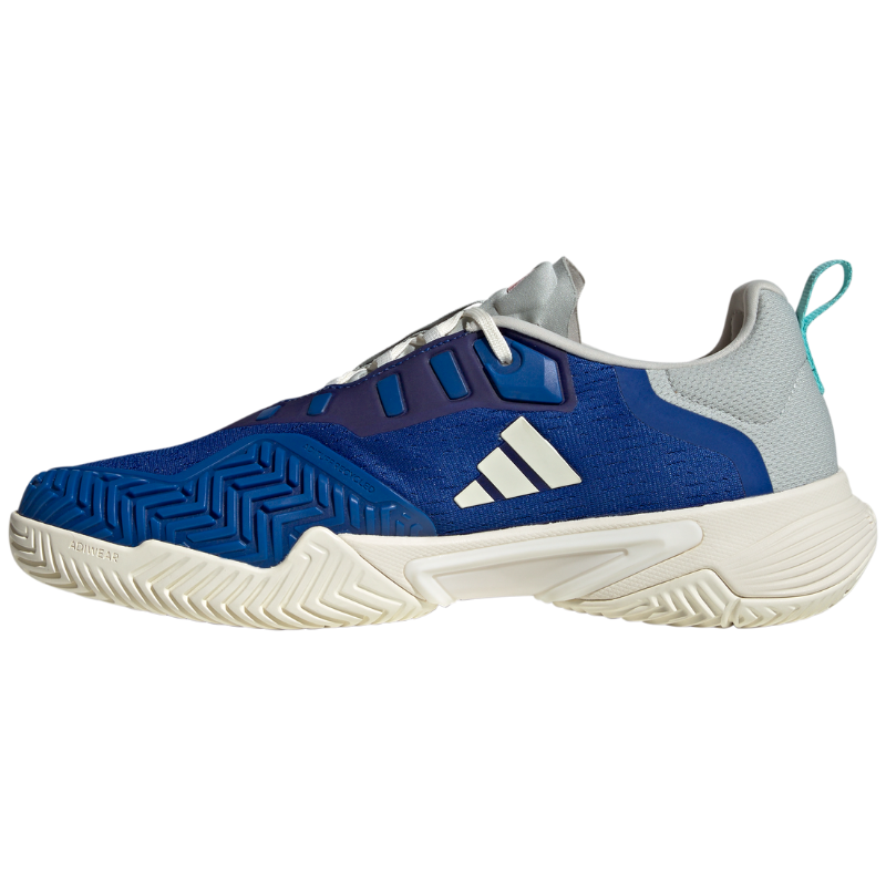 Adidas Barricade Mens Tennis Shoes - Team Royal Blue / Off White / Bright Red