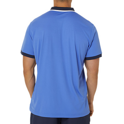 Asics Men Court Polo Shirt - Sapphire/Midnight