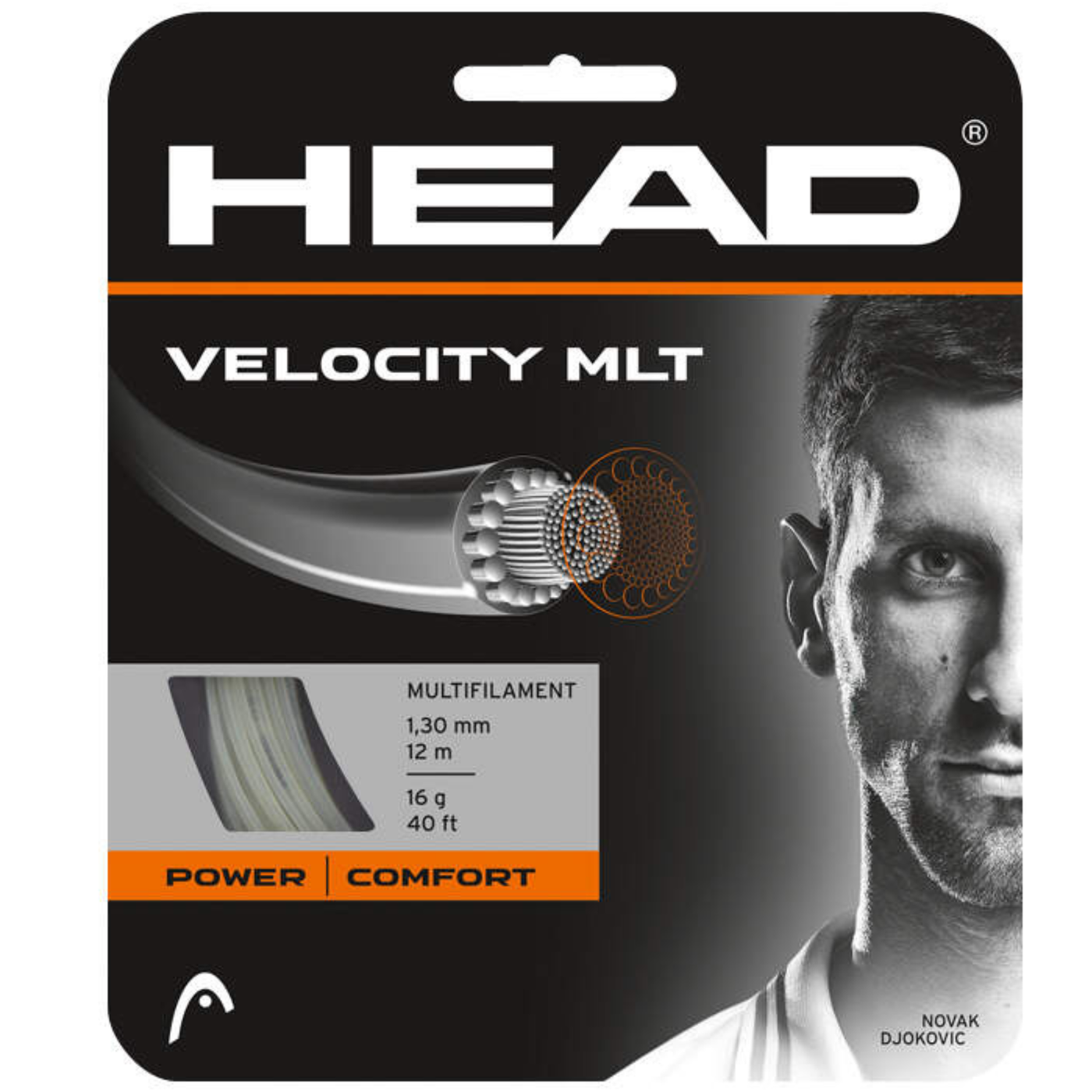 Head Velocity MLT Set 16/1.30 String Reels -  Natural