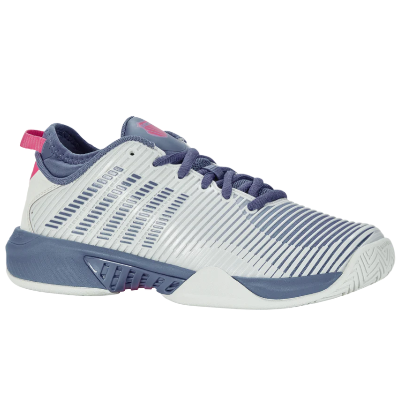 K Swiss Hypercourt Supreme Womens Tennis Shoes - Blue Blush/Infinity/Carmine Rose