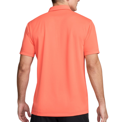 Nike Court Dri-FIT Men Tennis Polo - LT Wild Mango/Black
