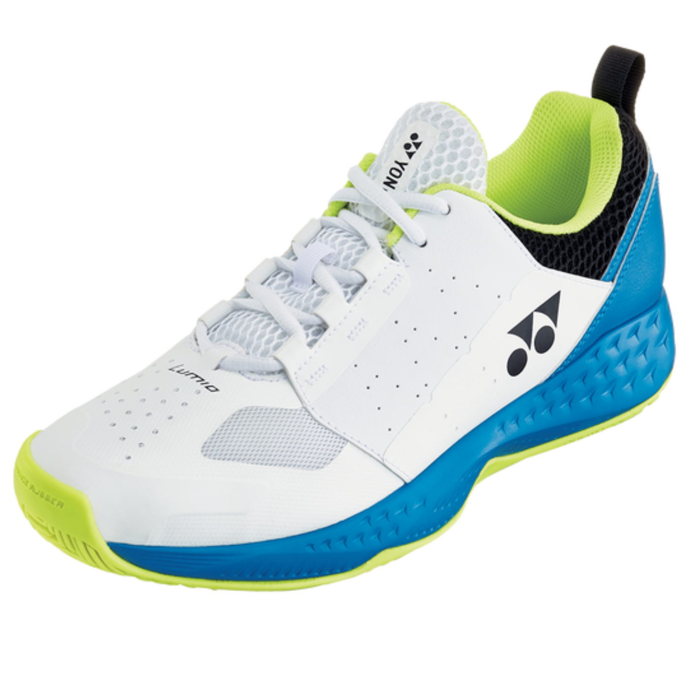 Yonex Lumio 4 All Court Mens Tennis Shoes 2024 White OceanBlue TennisGear
