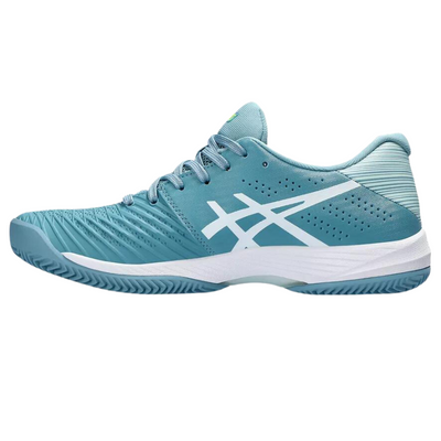 Asics Solution Swift FF Clay Womens Tennis Shoes - Gris/Blue White