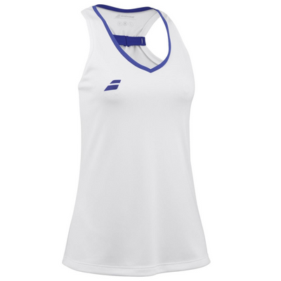 Babolat Play Tank Girl Top 1000 -  White/White