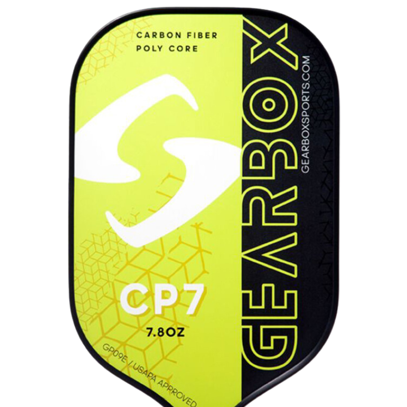 Gearbox CP7 Poly Core Pickleball Paddle  7.8 oz 4" -  Black/Green