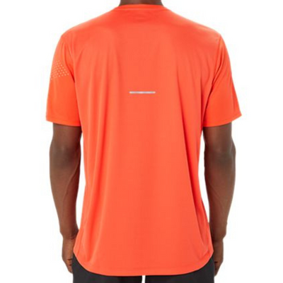 Asics Icon SS Mens Tennis Top - True Red/Sunrise Red