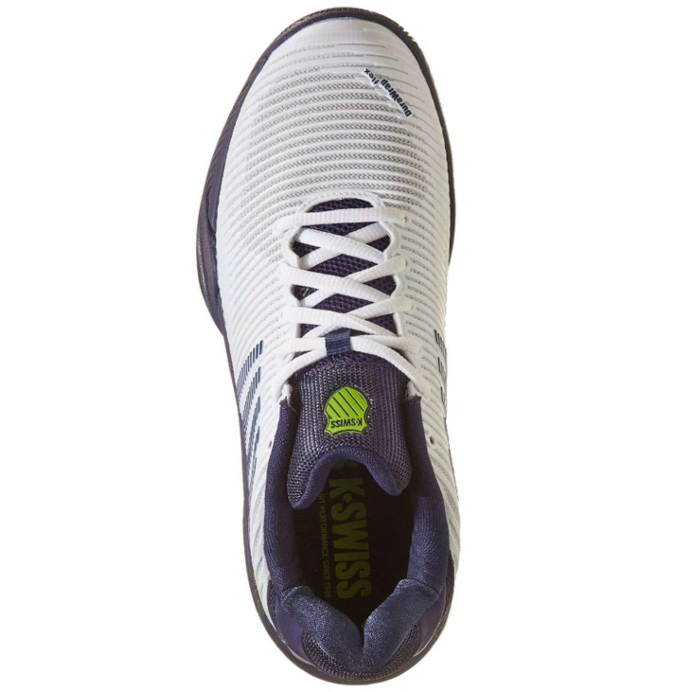 K Swiss Hypercourt Express 2 White/Peacoat/Silver Men Tennis Shoes