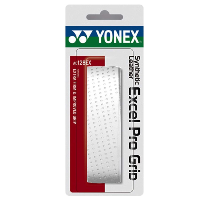 Yonex Synthetic Leather Excel Pro Replacement Grip - White
