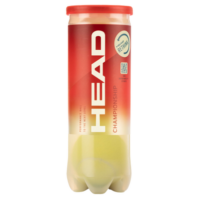 Head Championship Tennis Balls 3 Ball Can