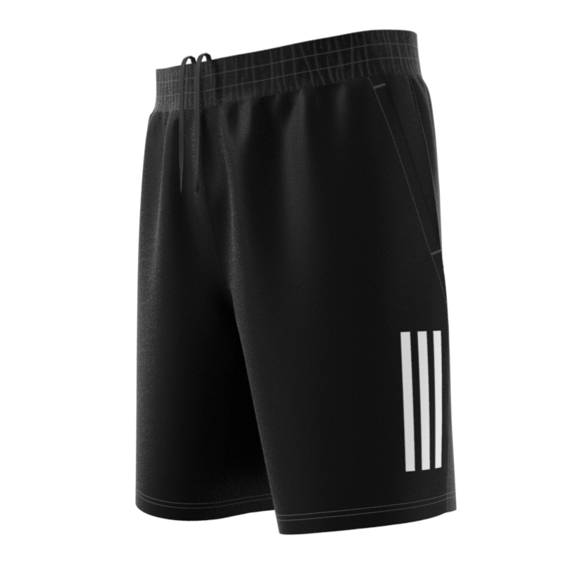Adidas Club 3 Stripes Men Tennis Sorts - Black