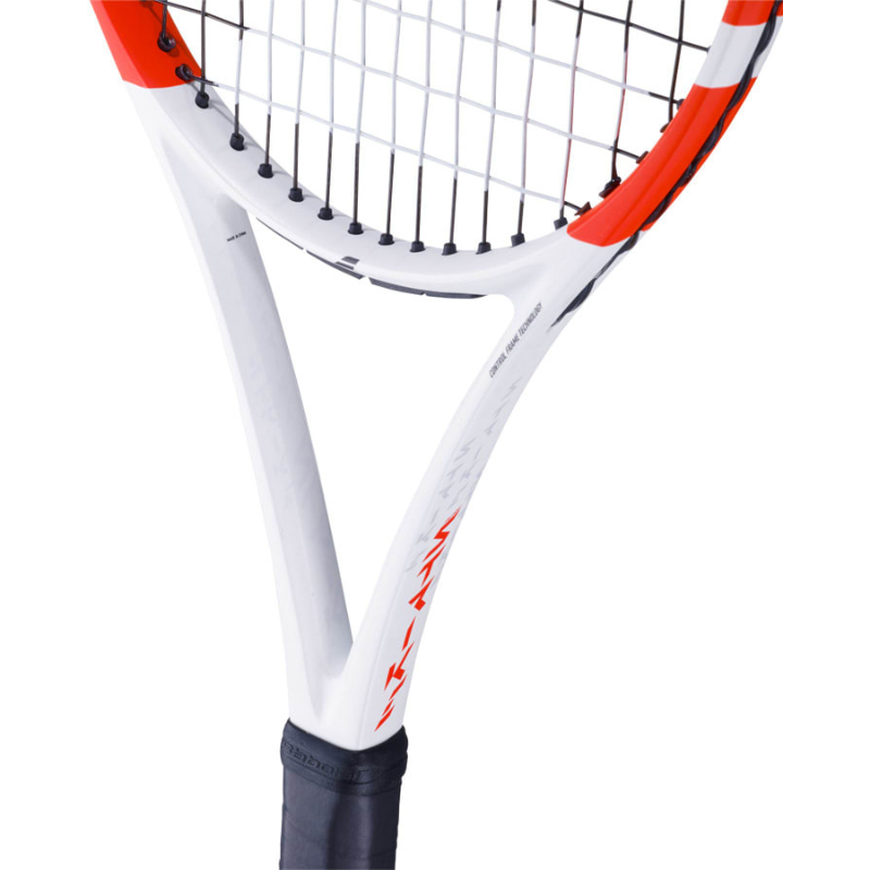 Babolat Pure Strike 100 16/20 Frame Grip 2024 -  White/Red