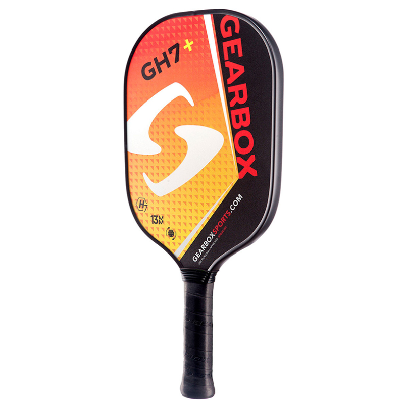 Gearbox GH7 Plus Poly Core Pickleball Paddle  8 oz 4" - Red/Yellow