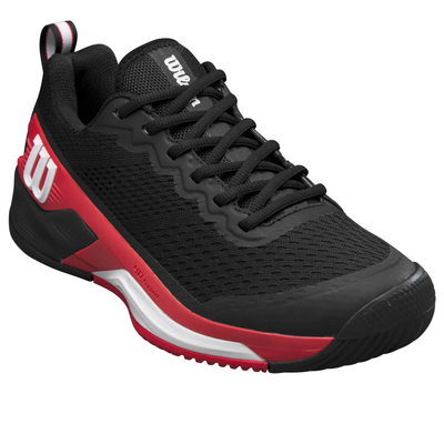 Wilson RUSH PRO 4.5 Mens Tennis Shoes - Black/Red/White