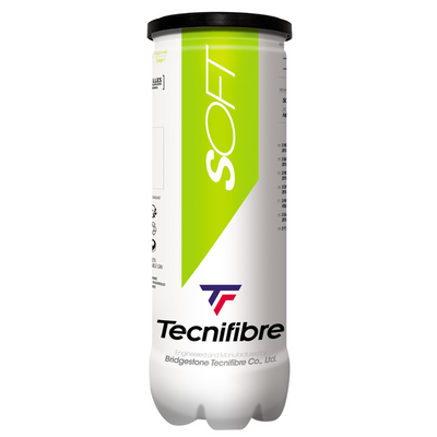 Tecnifibre Tennis Balls Soft Green - 3 Ball Carton