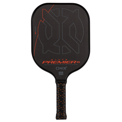 Onix Evoke Premier Pro Raw Carbon Fiber Pickleball Paddle - Black