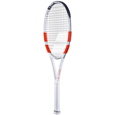 Babolat Pure Strike Team Strung Grip 2024 - White/Red