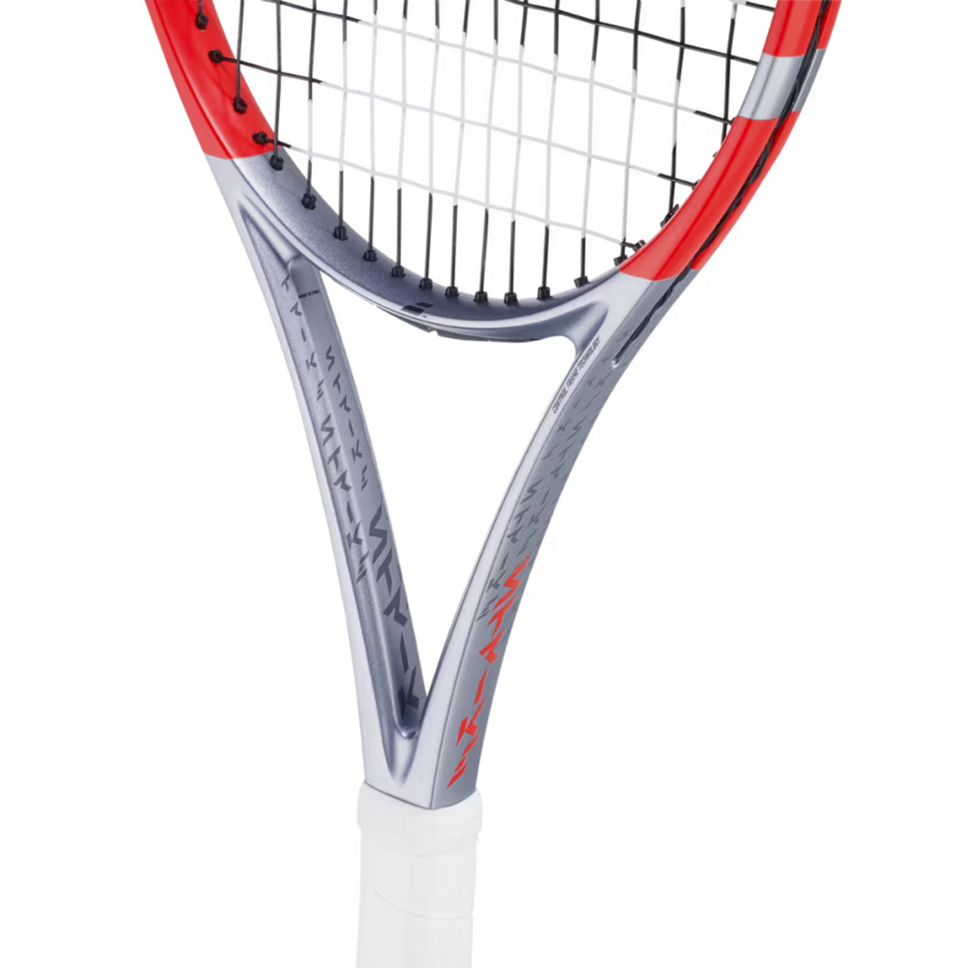 Babolat Pure Strike Lite Gen 4 Unstrung Tennis Racquet - Carbon Gray/Neon Red