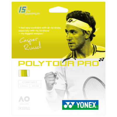 Yonex Poly Tour Pro 15th Anniversary Package 1.25 Flash Yellow Set
