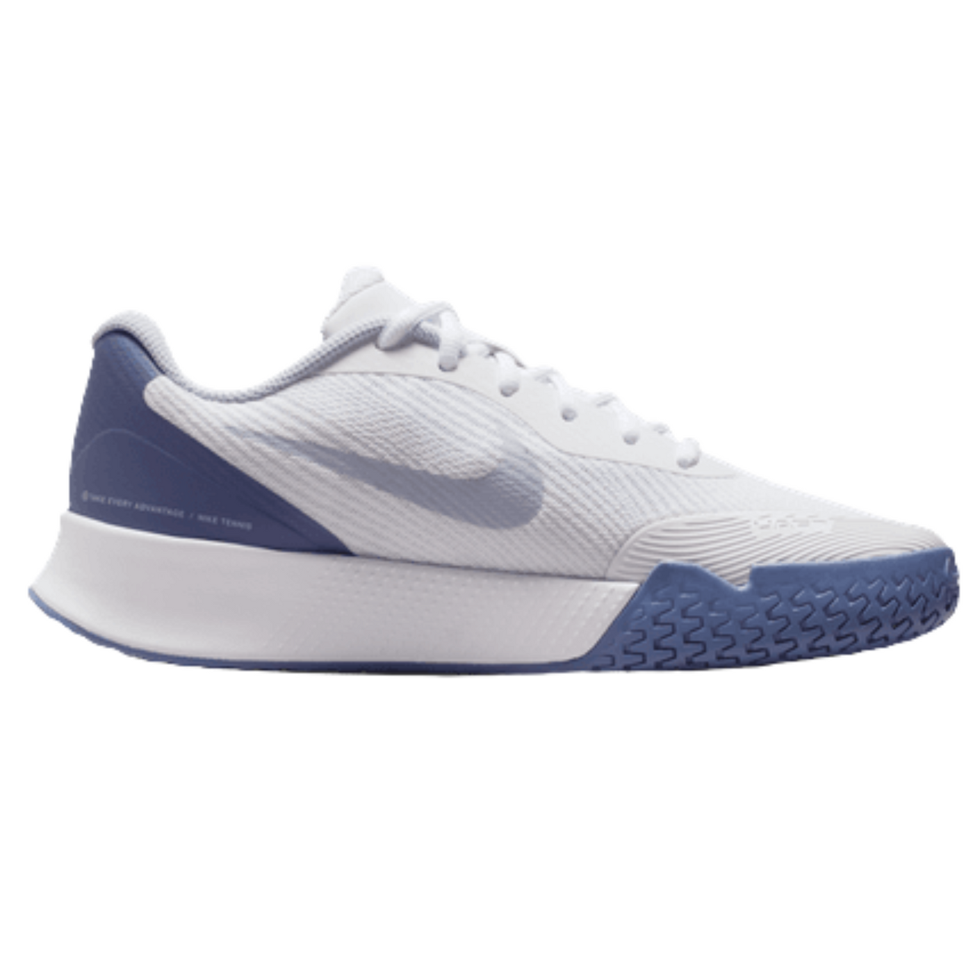 Nike Vapor Lite 3 Womens Hard Court Tennis Shoes - White/Ghost-World Indigo