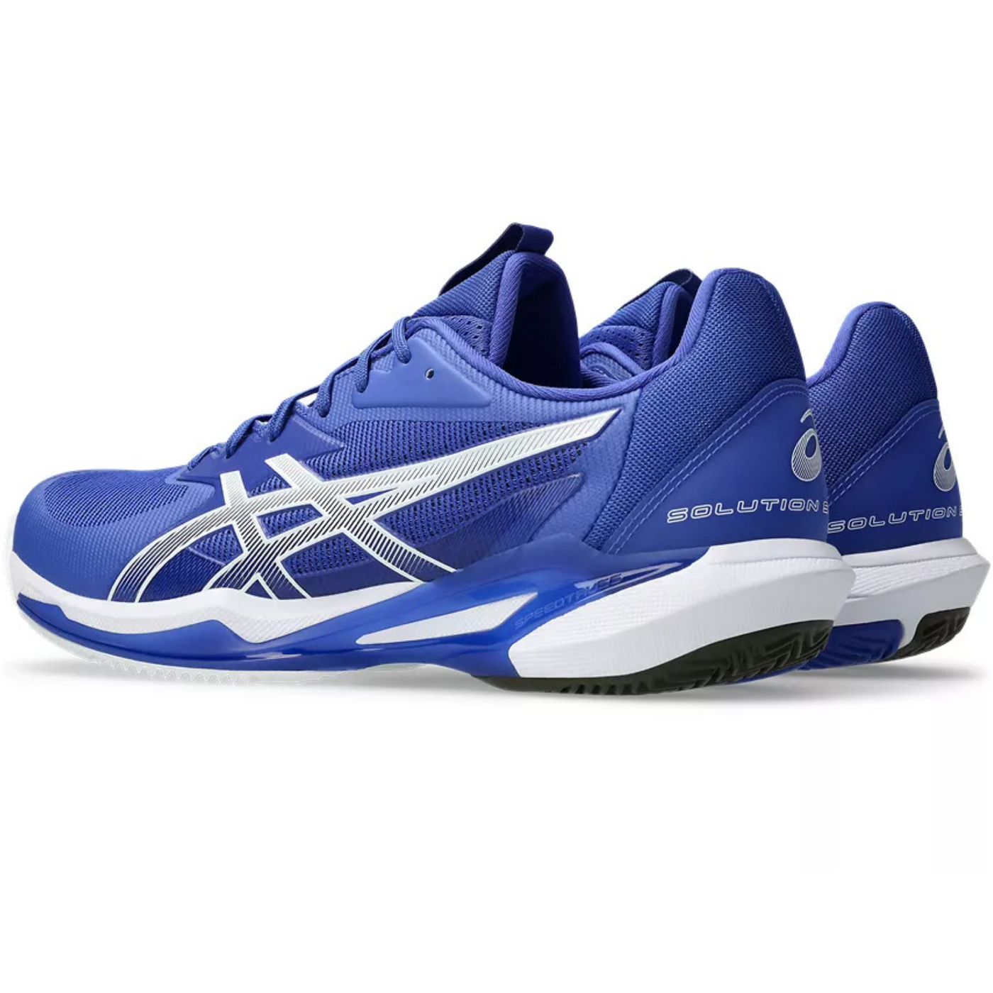 Asics Solution Speed FF 3 Clay Herringbone Mens Tennis Shoes - Dark Cobalt/White