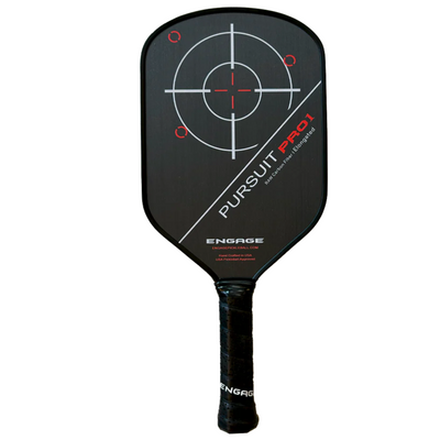 Engage Pursuit Pro 1 6.0 Elongated Power Series Raw T700 Carbon Fiber Pickleball Paddle