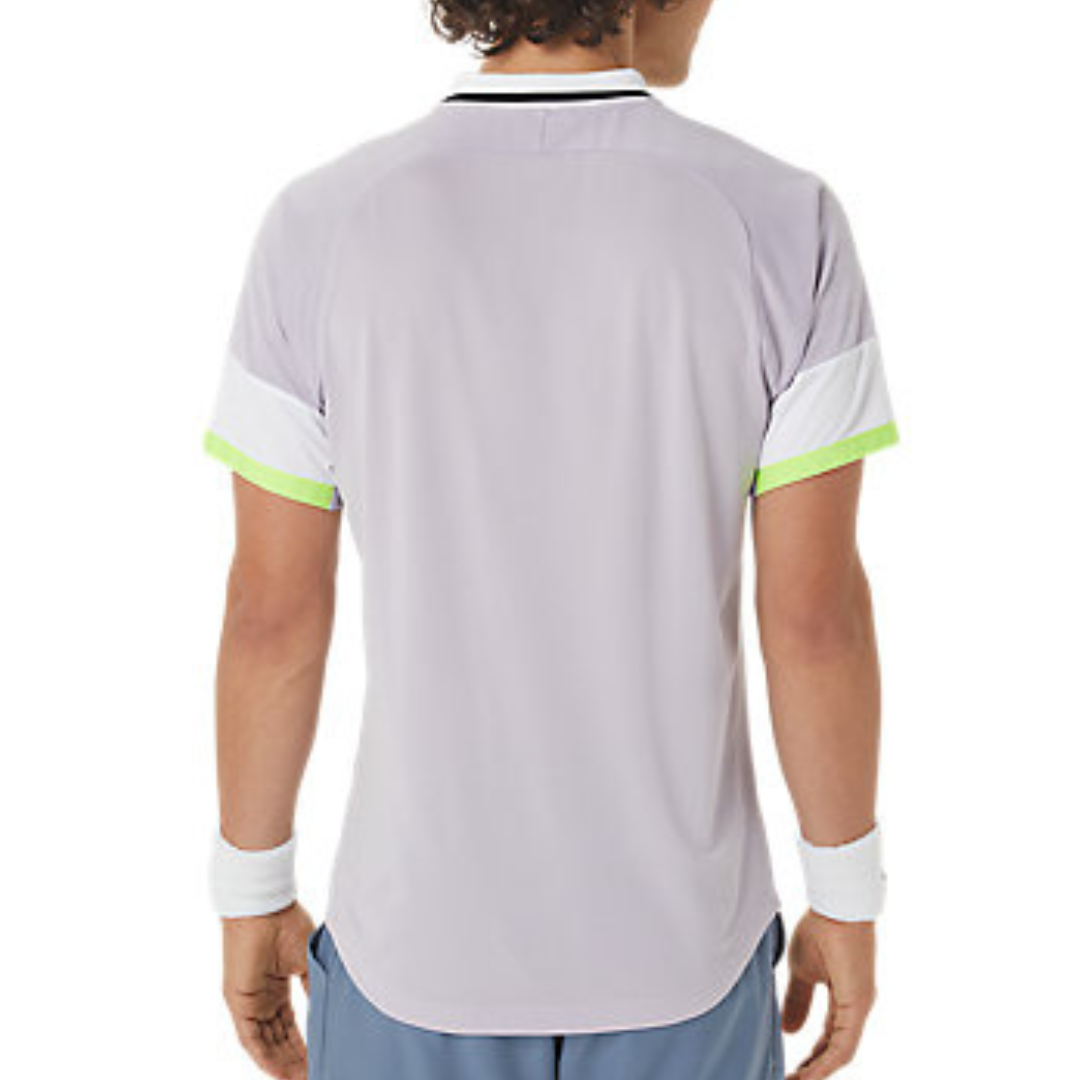 Asics Match Polo Men Shirt - Dusk Violet/Soft Sky