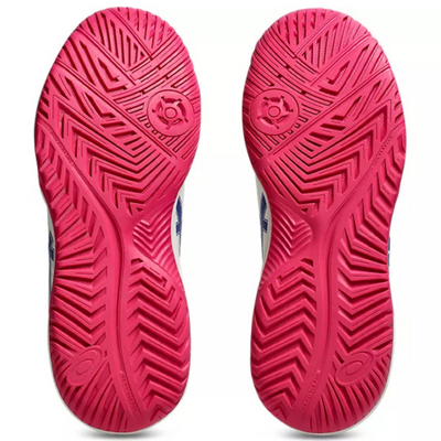 Asics Gel-Dedicate 8 Hard Court Womens Tennis Shoes – Cream/Dark Cobalt