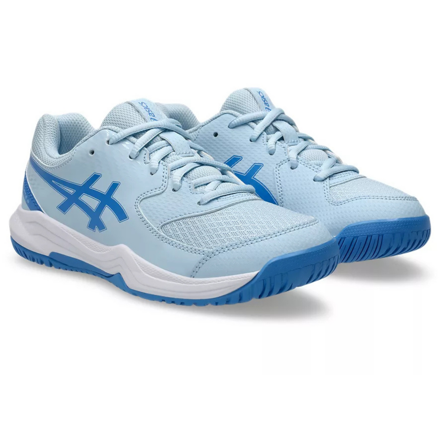 Asics Gel Dedicate 8 GS Junior Tennis Shoes - Light Blue/Blue Coast