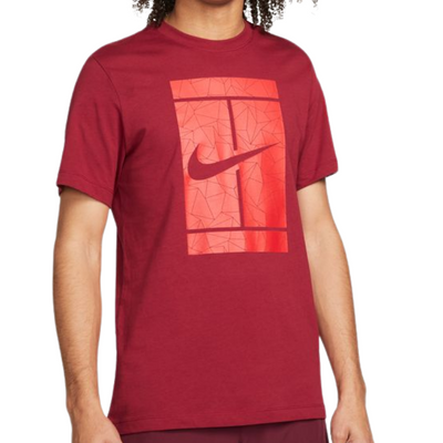 Nike Court Men Seasonal Tennis T-Shirt - Pomegranate