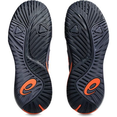 Asics Gel Resolution X Wide 2E Men Tennis Shoes - Greyish Purple/Nova Orange