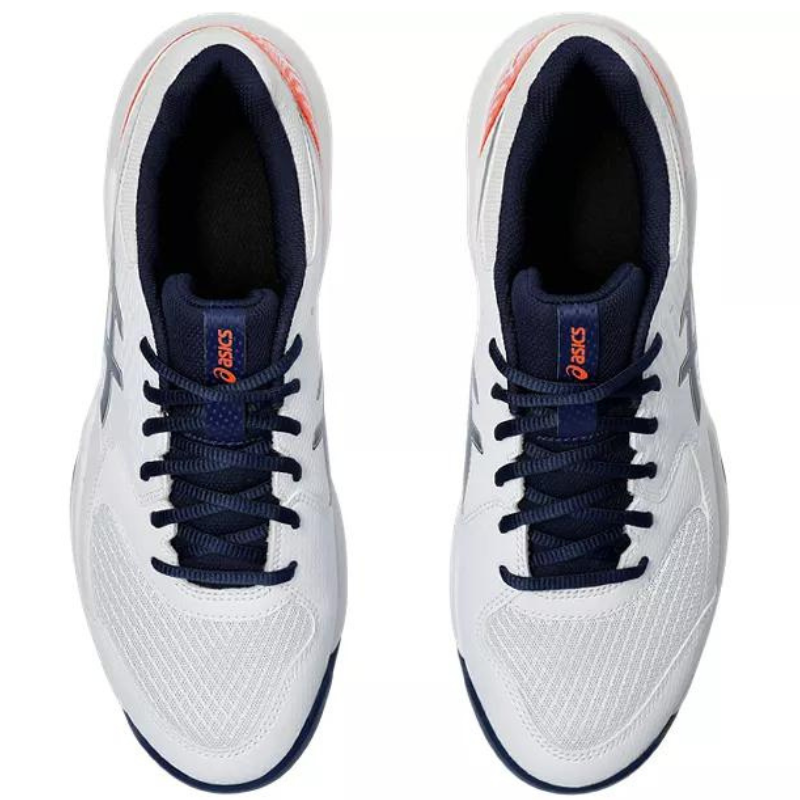 Asics GEL-DEDICATE 8 Mens Tennis Shoes - White/Blue Expanse