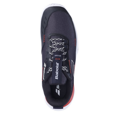 Babolat SPX Evo All Court Men Tennis Shoes -  Black/Fiesta Red