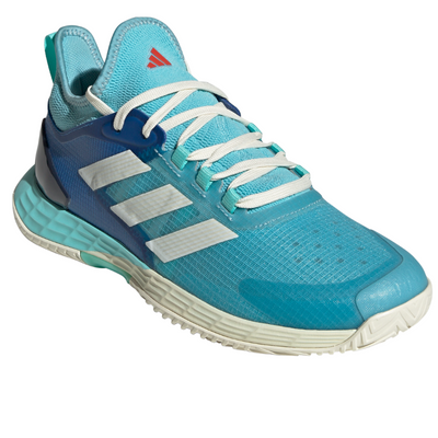 Adidas Adizero Ubersonic 4.1  Men Tennis Shoes - Turquoise / Light Aqua / Off White